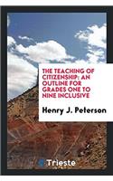 The Teaching of Citizenship