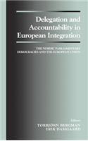 Delegation and Accountability in European Integration