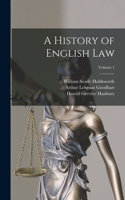 History of English Law; Volume 1