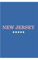 New Jersey: Journal. Notebook. Diary. Blank Lined Paper. 120 Pages