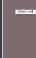 Graph paper notebook journal: The large minimalists quadrille planner for creativity, design development, plotting graphs, mathematics, self expression and doodling - Aubergine c