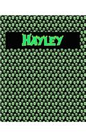 120 Page Handwriting Practice Book with Green Alien Cover Hayley