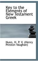 Key to the Elements of New Testament Greek