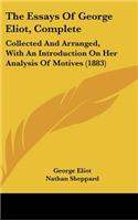 Essays Of George Eliot, Complete