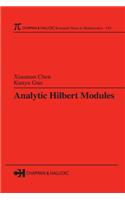 Analytic Hilbert Modules