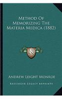Method Of Memorizing The Materia Medica (1882)