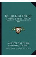 To The Lost Friend