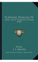 Platonis Dialogi IV