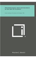 Pseudoscience and Antiscience in an Age of Science: Ohio Journal of Science, September, 1958(English)