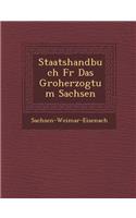 Staatshandbuch F R Das Gro Herzogtum Sachsen