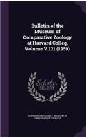 Bulletin of the Museum of Comparative Zoology at Harvard Colleg, Volume V.121 (1959)