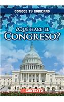 ¿Qué Hace El Congreso? (What Does Congress Do?)