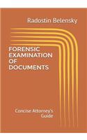 Forensic Examination of Documents