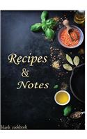 Recipes & Notes: Blank cookbook