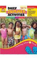 Daily Summer Activities, Moving from First to Second Grade