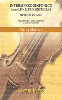 Intermezzo from Cavalleria Rusticana for String Orchestra (Simpson)