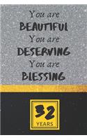 32th Birthday Journal