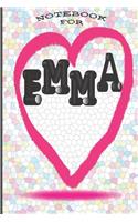 Notebook for Emma