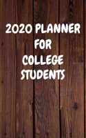 2020 Planner for College Students