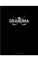 Grandma (With Hockey Graphics): Cornell Notes Notebook(1294 Cornell Notes Notebook)