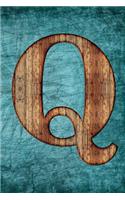 Monogrammed Notebook - Q