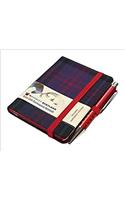 Waverley S.T. (S): Hunting Mini with Pen Pocket Genuine Tartan Cloth Commonplace Notebook