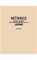 Murree Bullet Journal, Bisque Keys, Dot Grid Notebook, 8.5