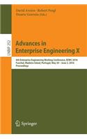 Advances in Enterprise Engineering X