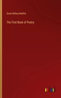 First Book of Poetry