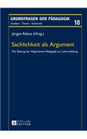 Sachlichkeit ALS Argument
