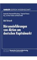 Börseneinführungen Von Aktien Am Deutschen Kapitalmarkt