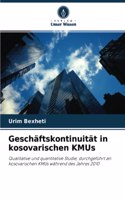 Geschäftskontinuität in kosovarischen KMUs