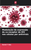 Modulação da expressão do co-receptor de HIV nas células por antivirais