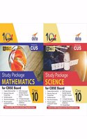 Combo 10 in One Study Package for CBSE Science & Mathematics Class 10 with 6 Sample Papers & 31 Chapter Tests eBook