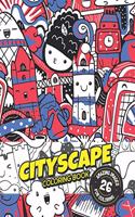 Cityscape Coloring Book