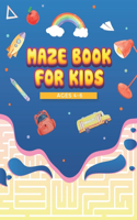 Maze Book for Kids 4-6