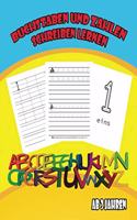 Buchstaben Und Zahlen Schreiben Lernen Ab 3 Jahren: Alphabet Handschrift Praxis Arbeitsbuch für Kinder, Vorschule Schreiben Arbeitsbuch für Pre K, Kindergarten und Kinder Alter 3-5. ABC-Druckhandschri