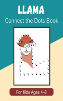 Llama Connect the Dots Book for Kids Ages 4-8