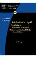 Stable Gas-In-Liquid Emulsions: Production in Natural Waters and Artificial Media