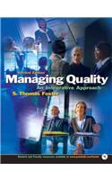 Managing Quality and Student CD Package
