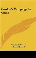 Gordon's Campaign in China