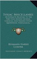 Syriac Miscellanies