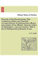 Records of the Revolutionary War