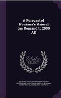 A Forecast of Montana's Natural Gas Demand to 2000 Ad