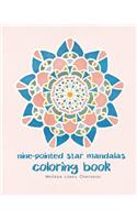 Nine-pointed Star Mandalas, Coloring Book