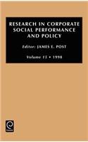 Research in Corporate Social Performance and Policy