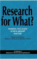 Research for What? Making Engaged Scholarship Matter (Hc)