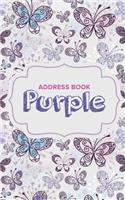 Address Book Purple