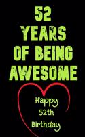 52 Years Of Being Awesome Happy 52th Birthday