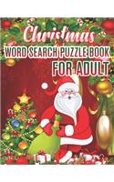 Christmas Word Search Puzzle book For Adult